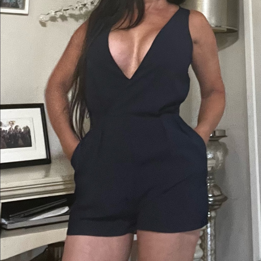 Tobi  Navy Blue-colored romper size Small